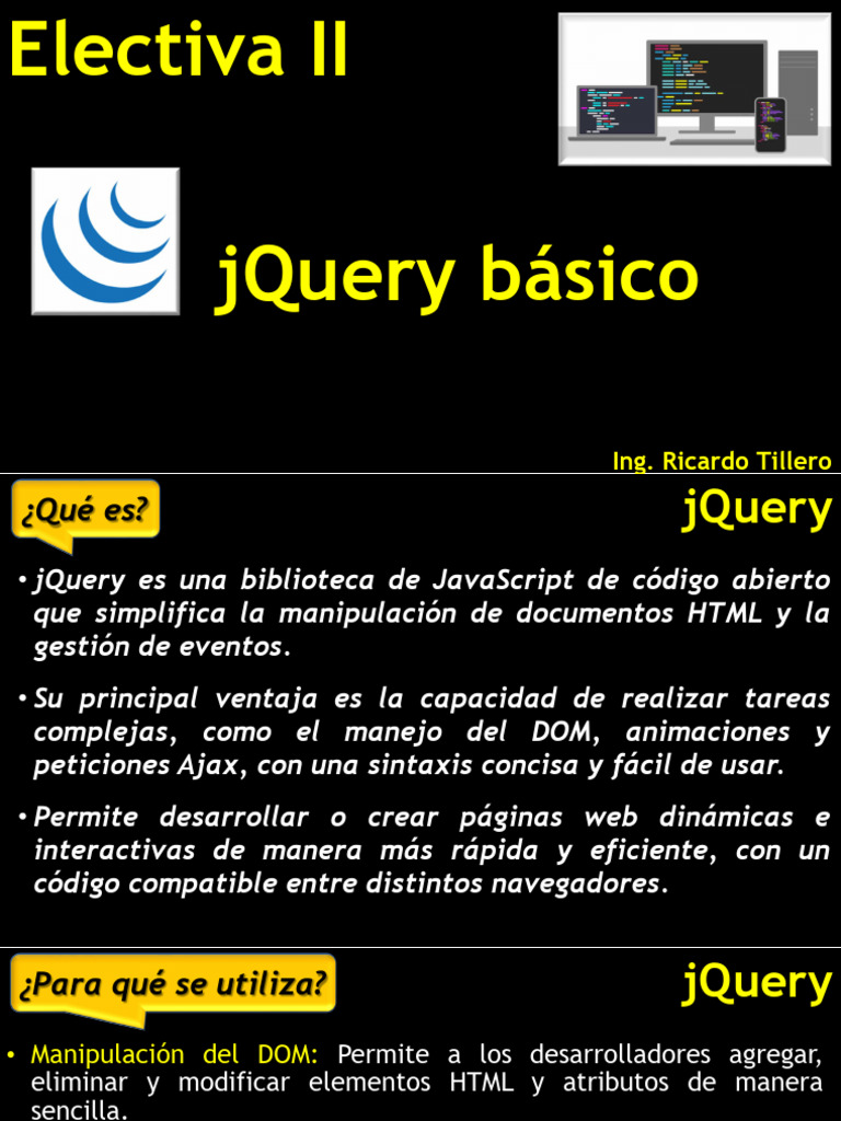 Clase 2 Jquery Básico | PDF | J Query | Script Java