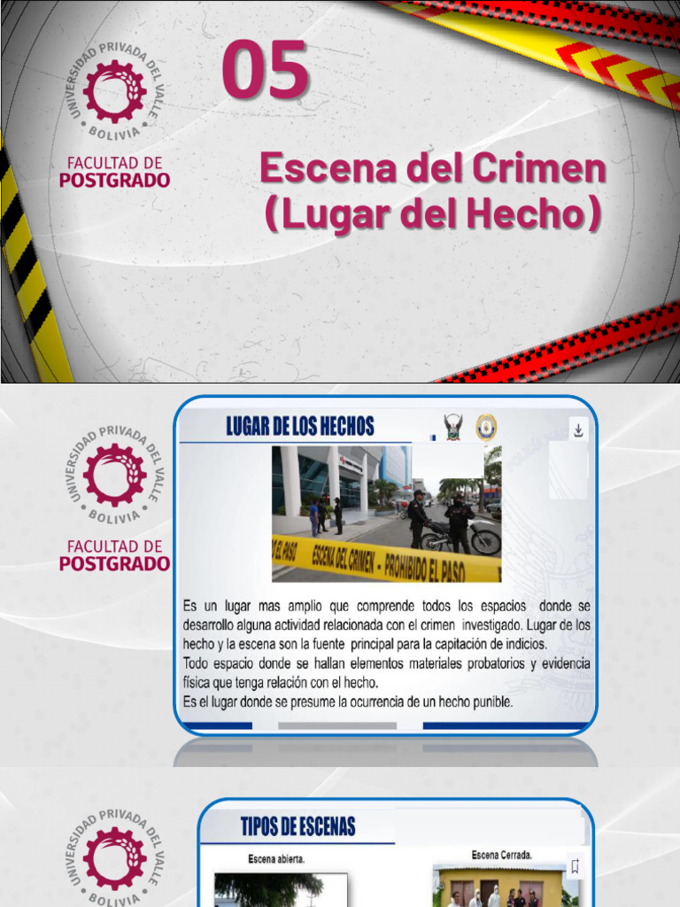 Proceso de Ingreso a la Escena del Crimen | PDF