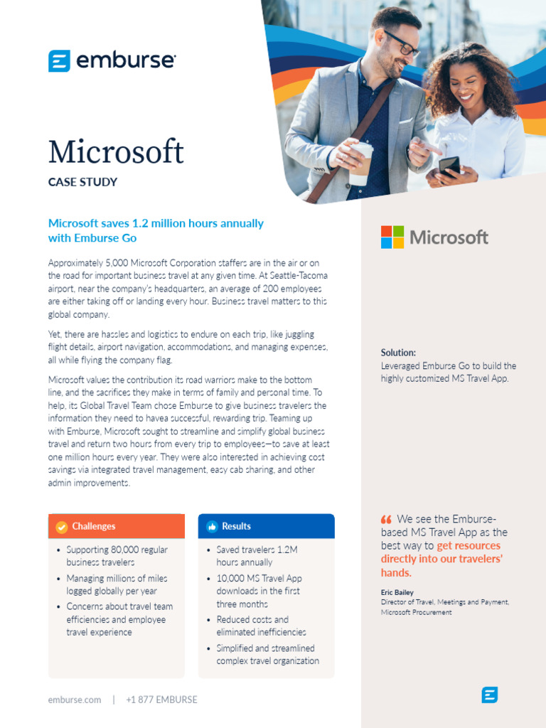 Emburse - Microsoft Case Study | PDF | Microsoft | Economies