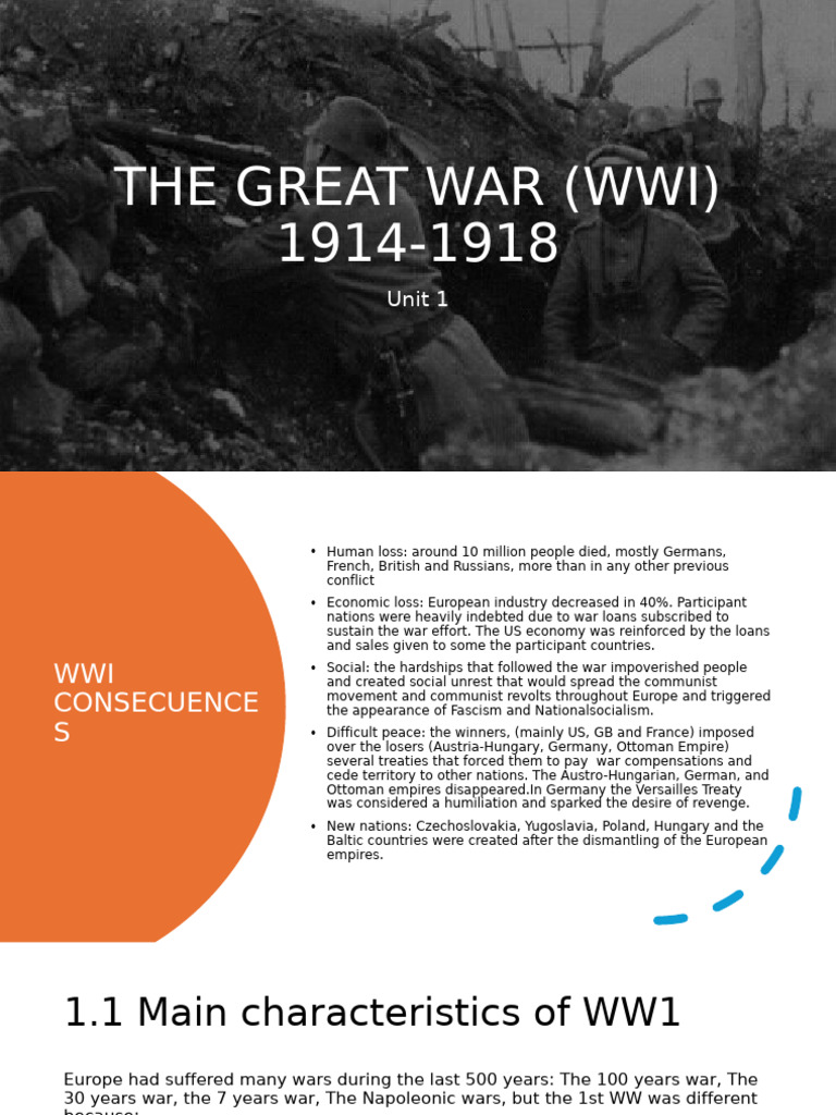 Consequences and Causes of WWI | PDF | Allies Of World War I | World War I