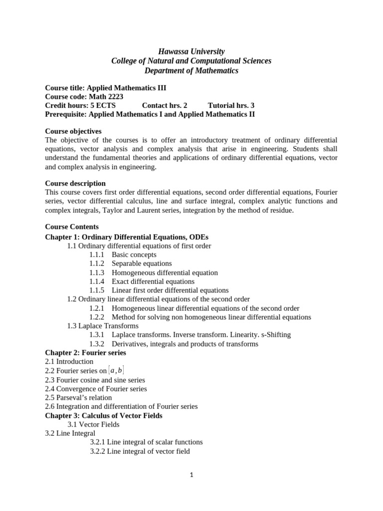 Math 2223 Mechanical Engeneering PDF | PDF | Integral | Mathematical ...
