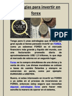 Estrategias para Invertir en Forex