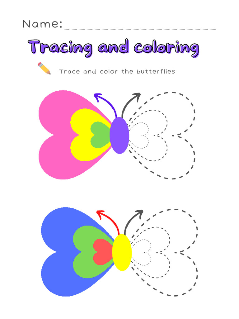 Tracing and Coloring | PDF