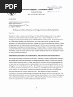 Download Birmingham Community Charter High school responds to Response to Notice of Violations issued by LAUSD by Los Angeles Daily News SN94731108 doc pdf