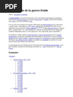 Chronologie de La Guerre Froide