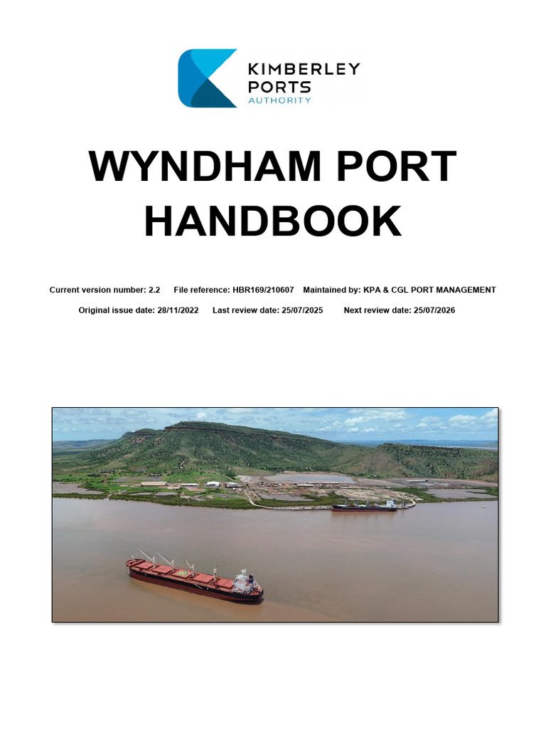 Wyndham Port Handbook Version 2.2 | PDF