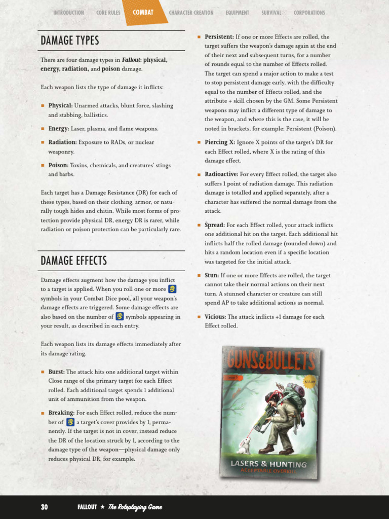 Fallout Damage Types and Effects Guide | PDF | Radioactivity | Nuclear ...