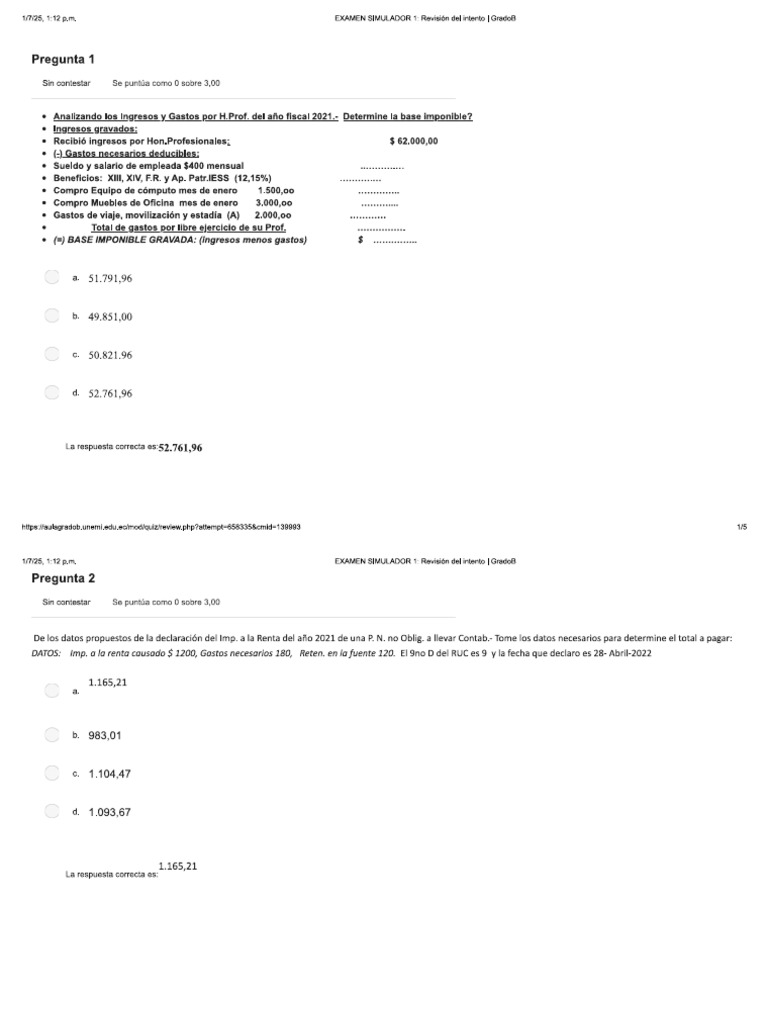 simul 2 adm | PDF