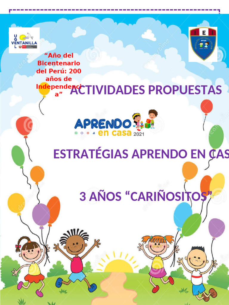 Aprendizaje Sonoro en Niños de 3 Años | PDF | Aprendizaje | Comunicación