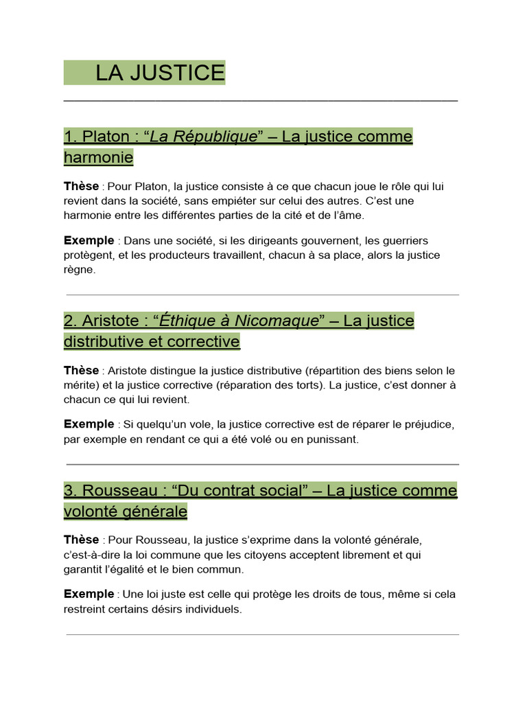 Concepts de justice dans la philosophie | PDF | Justice | Crime et violence
