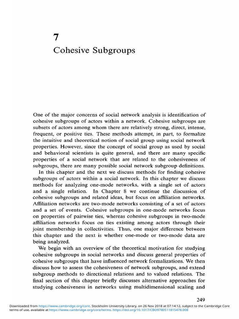 Cbo9780511815478 008 | PDF | Social Network | Vertex (Graph Theory)