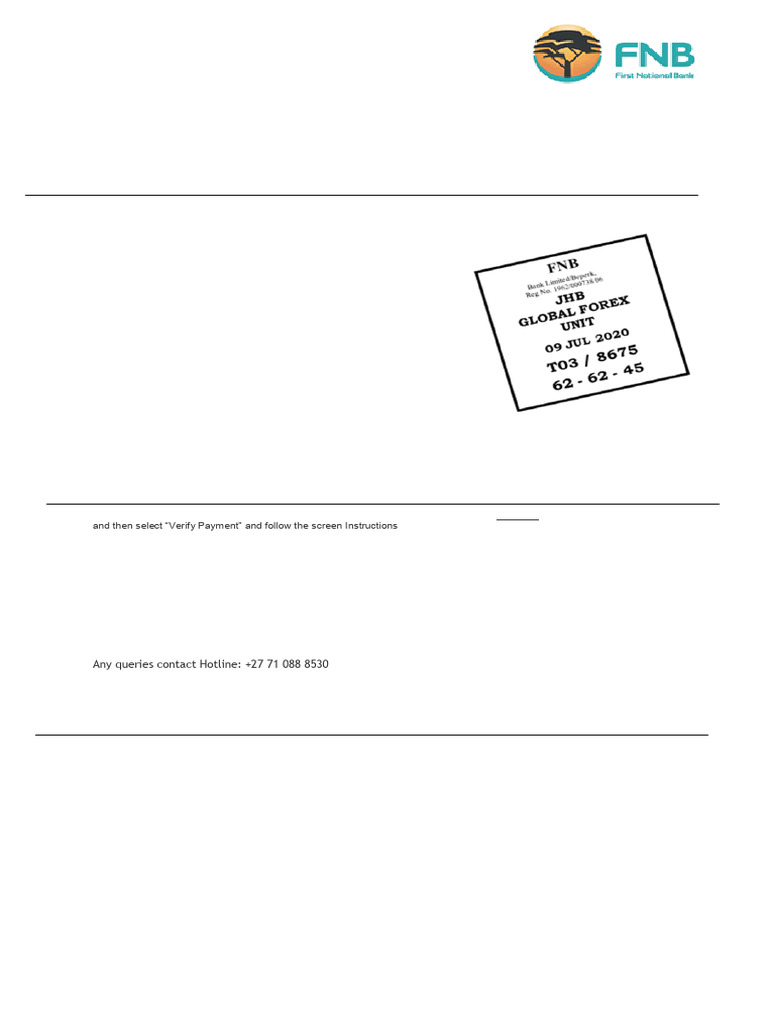 Notification of Payment | PDF