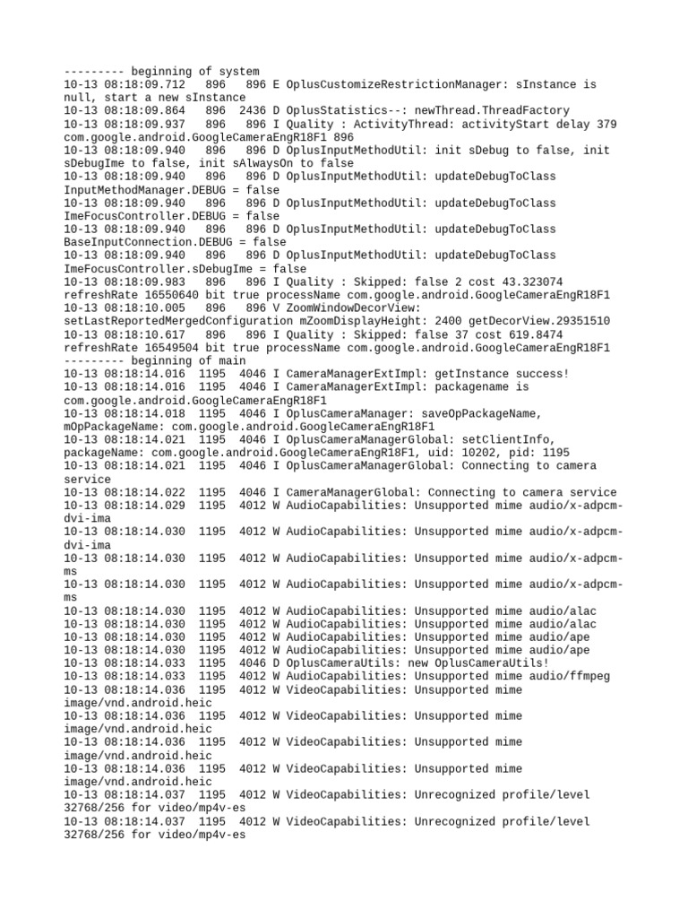 Log Cat 1760314693866 | PDF | Computer Architecture | Software Engineering