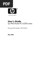 User's Guide: HP iPAQ Pocket PC h2200 Series