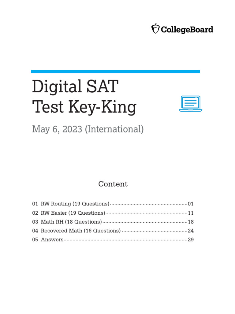 Digital SAT Reading & Writing Practice | PDF