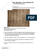 34) Receita de Tricô Á Máquina - Gorro Adulto - Ponto Ingles - Elgin Brother - 3 Fios Lã Industrial 2... 28