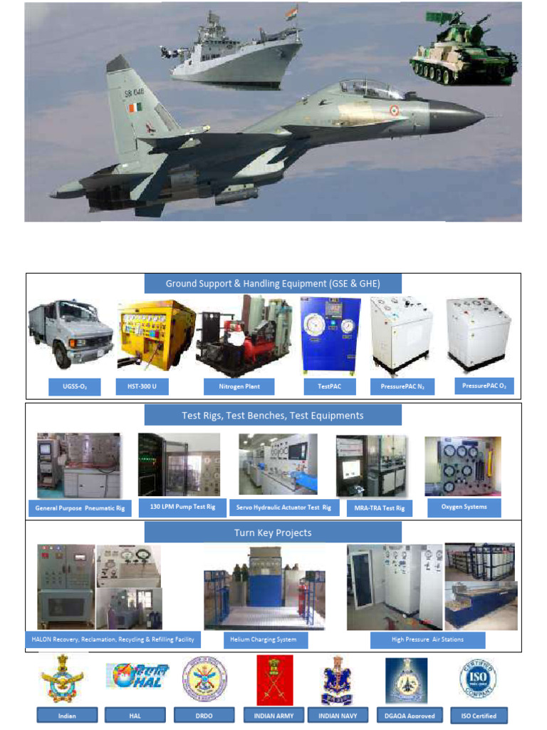 Defence Engineering Solutions Portfolio | PDF | Pump | Valve