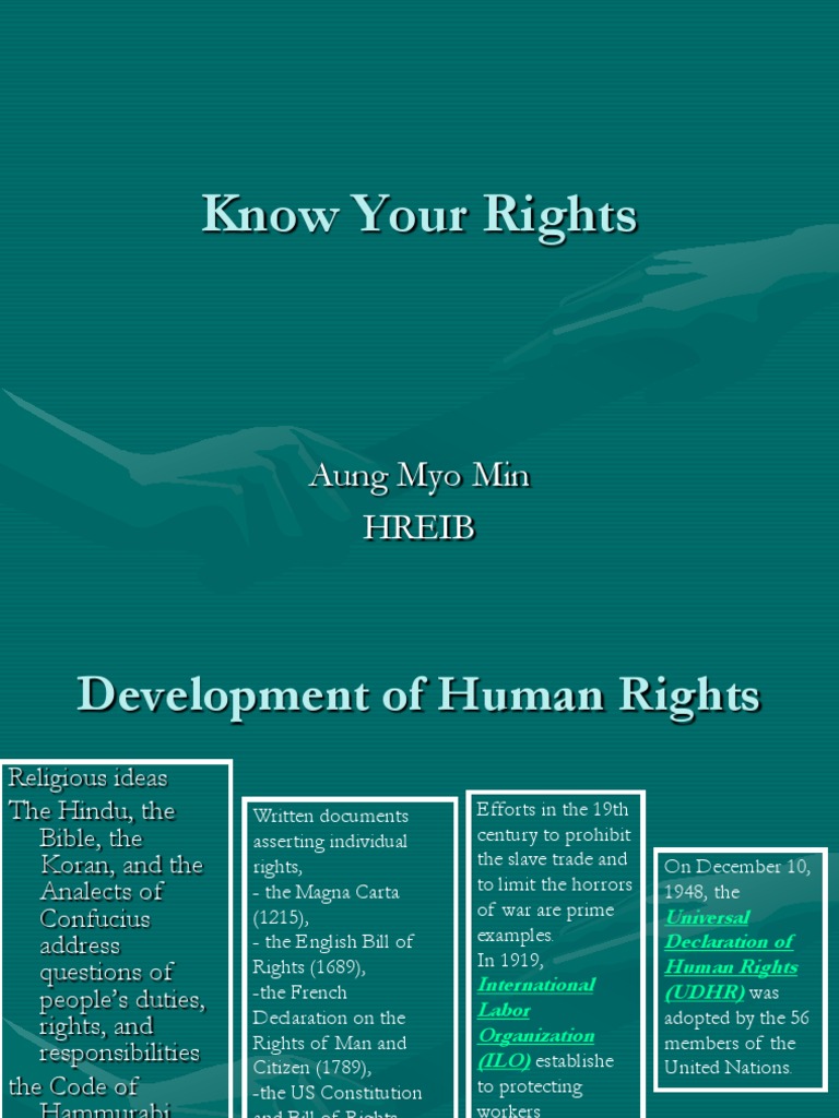 Understanding Human Rights Framework | PDF | Human Rights | Children's ...