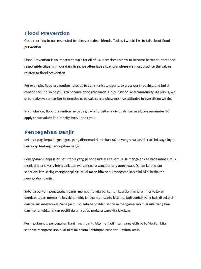 Flood Prevention | PDF