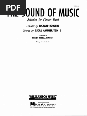 The Sound of Music Concert Band Arrangement | PDF | Composers | Music