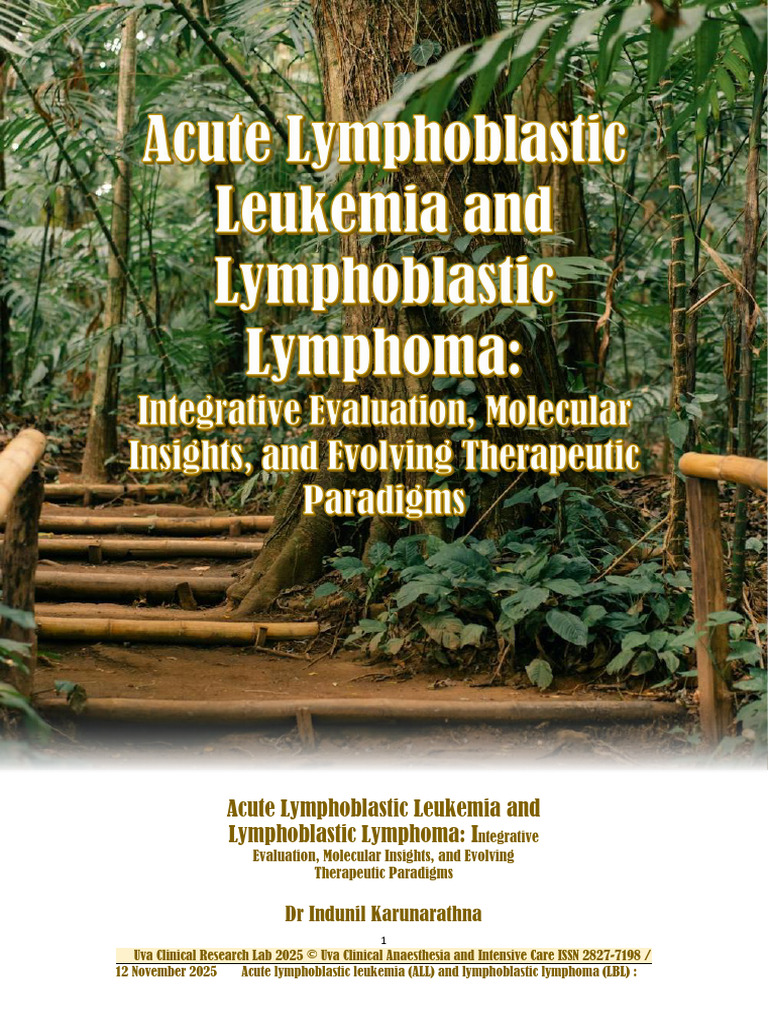 ALL and LBL: Diagnosis and Therapy Insights | PDF | Leukemia | Lymphoma