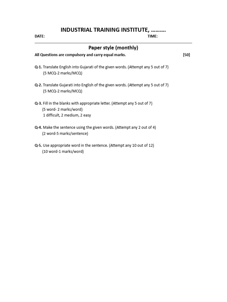 Paper Style | PDF