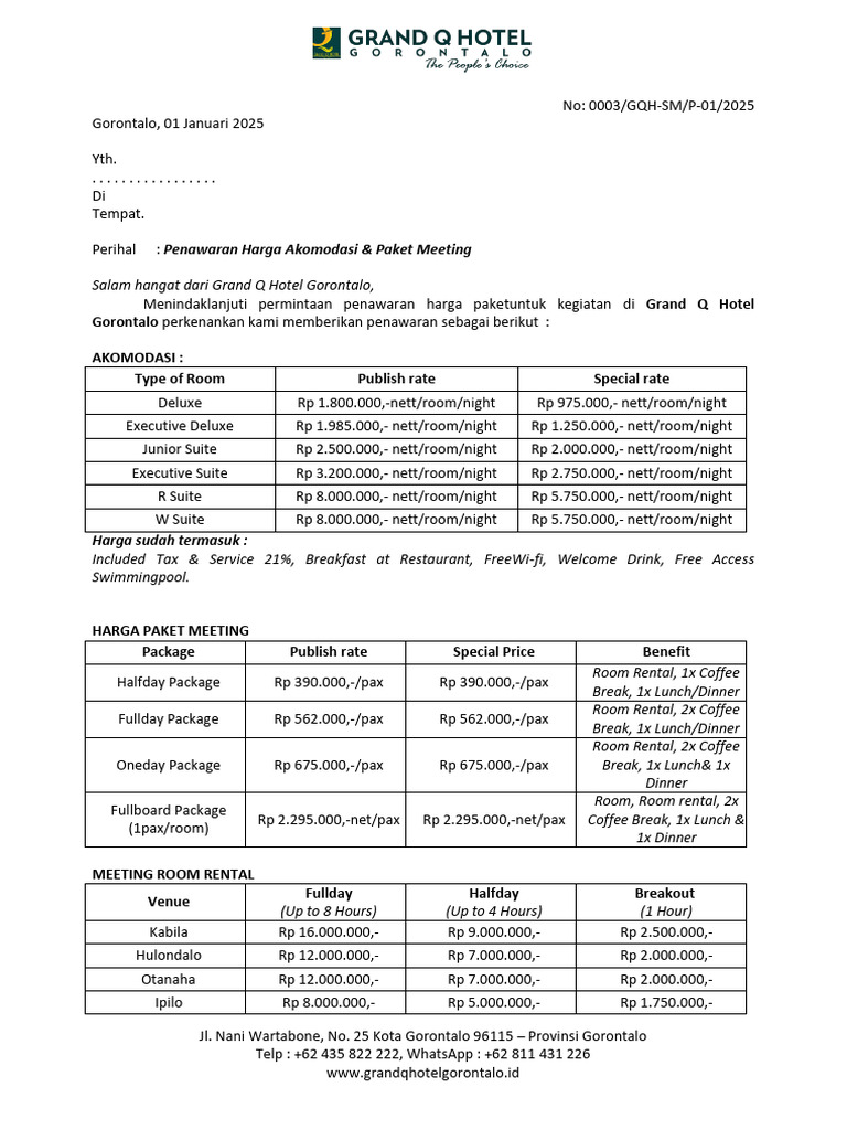 0003 - Offering Letter - Ahtar | PDF | Cuisine | Meal
