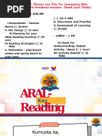 Aral Accomplishment | PDF | Reading Comprehension | Learning