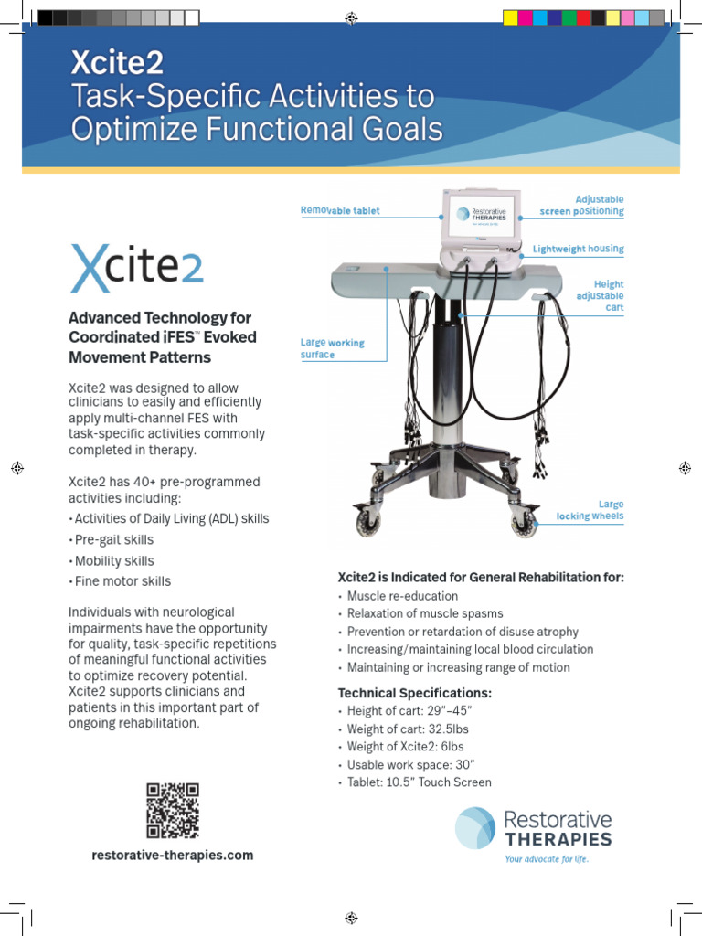 Xcite2: Advanced FES for Rehab | PDF | Physical Therapy | Medical ...