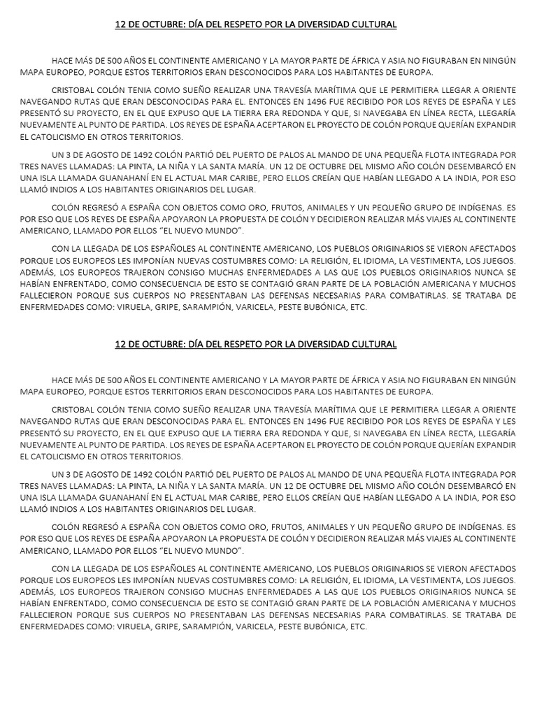 12 de Octubre Ep #24 | PDF | Cristobal colon