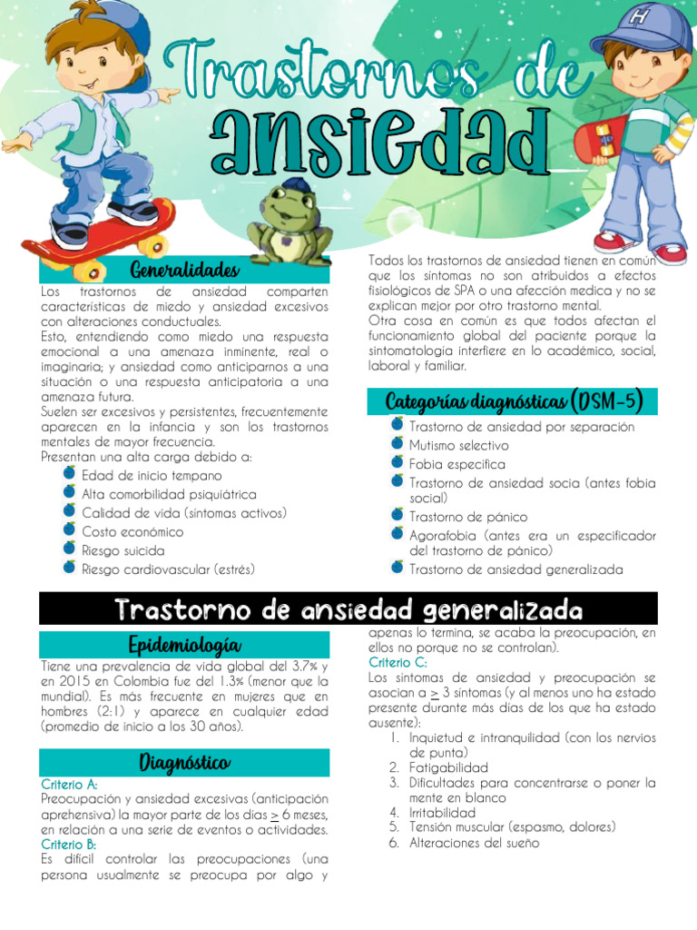 Trastornos de Ansiedad | PDF | Trastorno de ansiedad | Ansiedad