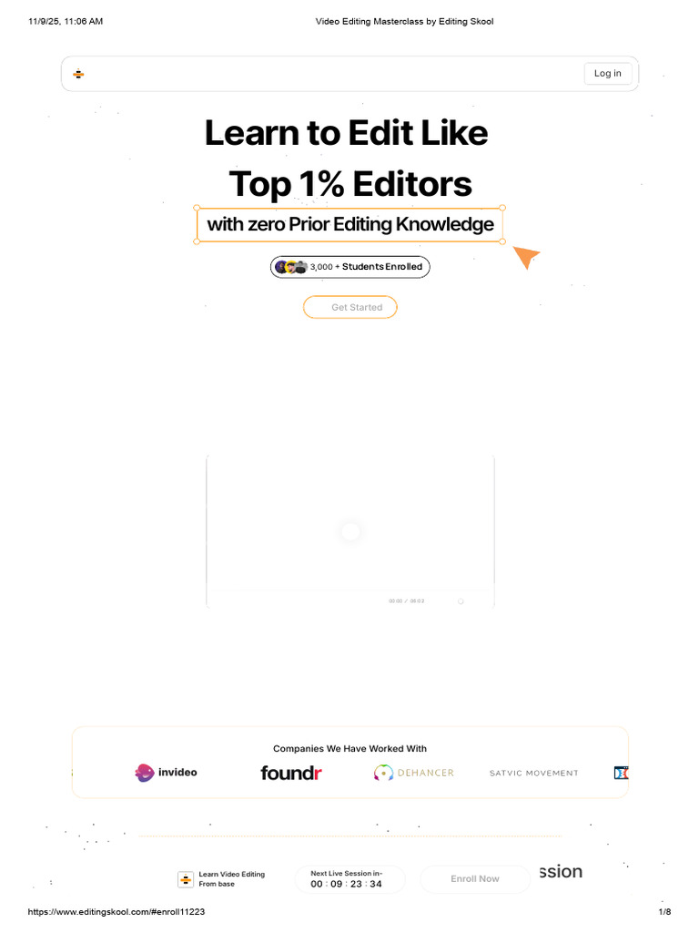 Video Editing Masterclass by Editing Skool | PDF | Computing