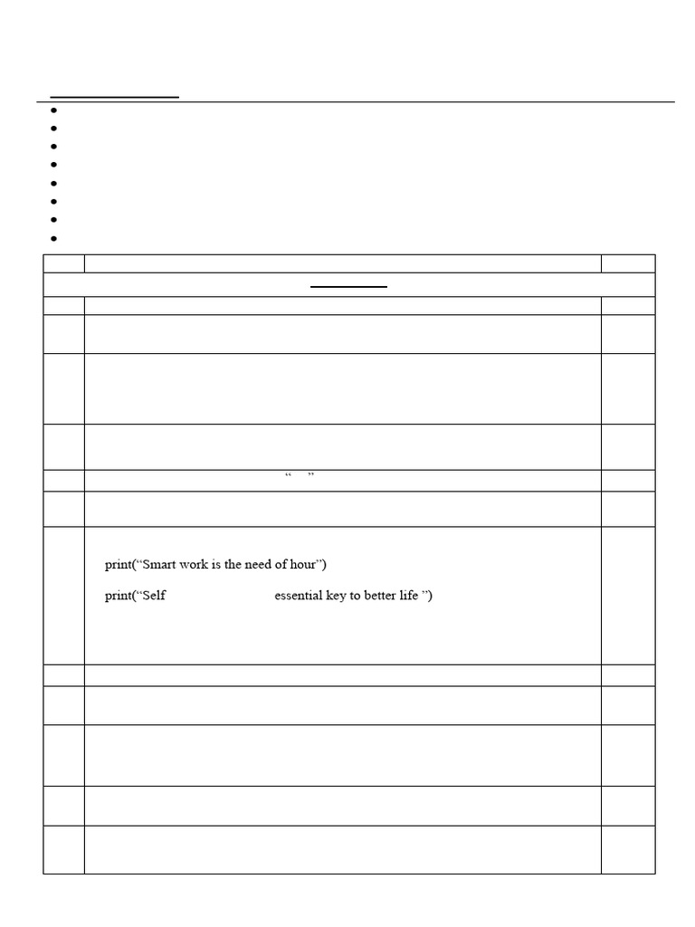 Class 12 Computer Science Pre Board SQP | PDF | Databases | Computer ...