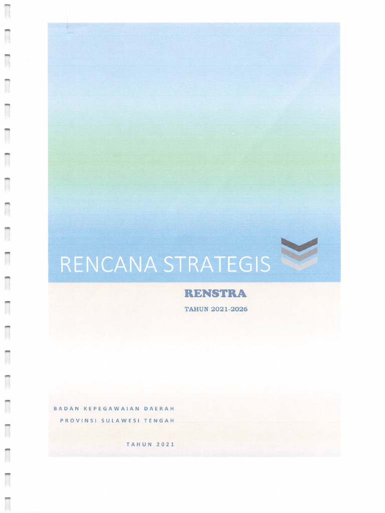Rencana Strategis Renstra | PDF