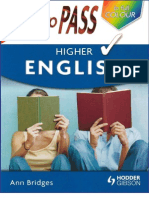 How to Pass Higher English How to Pass Higher Level