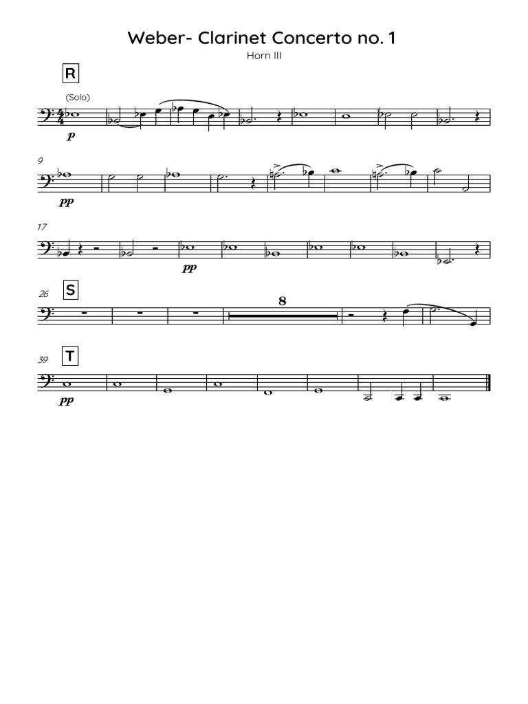Weber Concerto 1 PDF