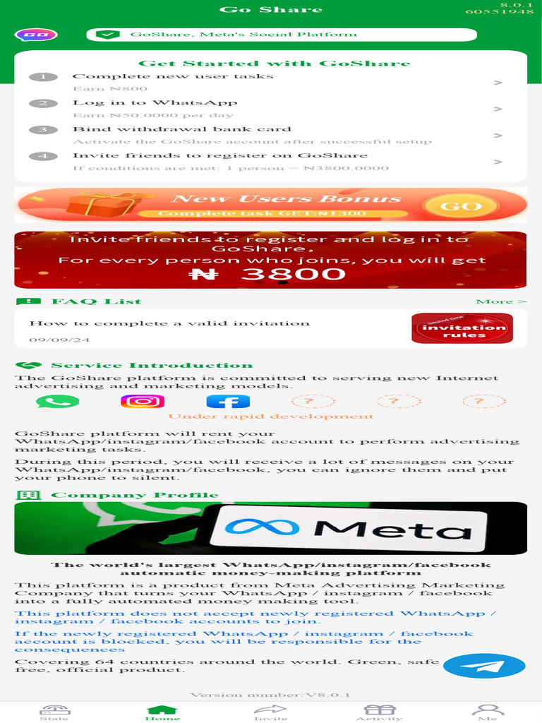 GoShare: Earn Money via Social Media | PDF