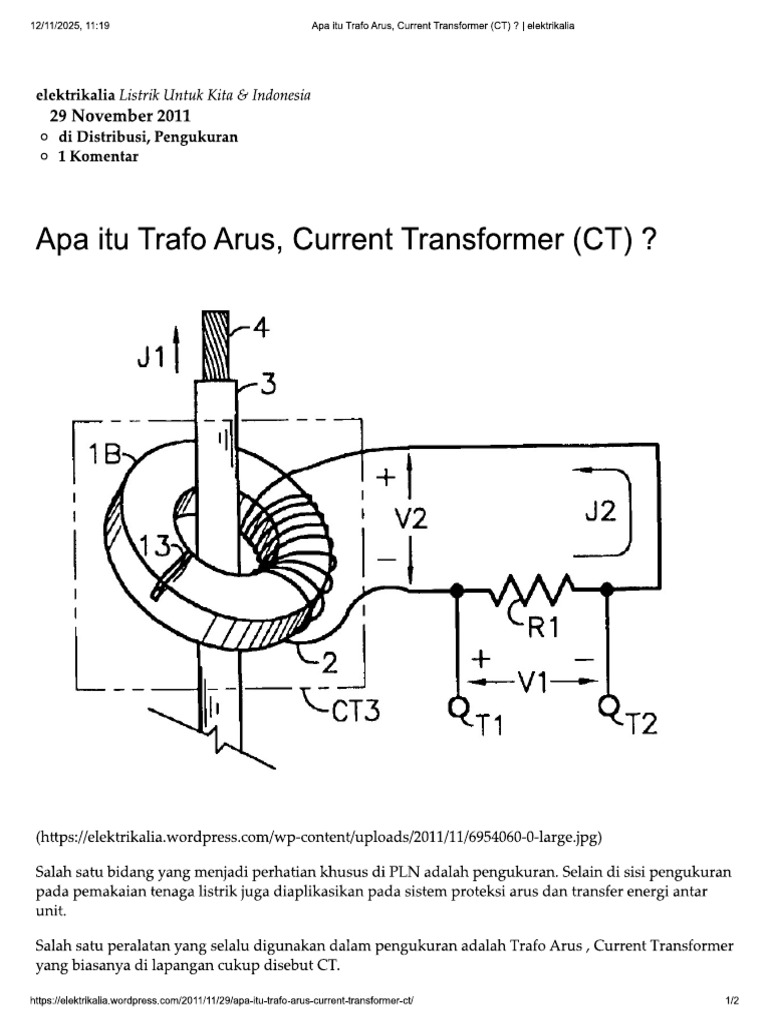 Trafo Arus | PDF