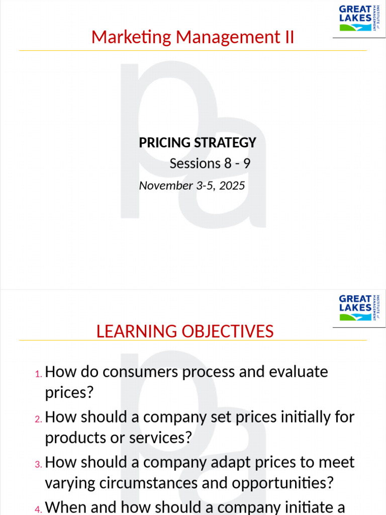 Effective Pricing Strategies in Marketing | PDF | Pricing | Prices