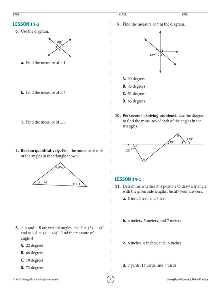 Triangle and Circle Geometry Practice | PDF | Area | Triangle