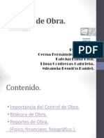 Control de Obra