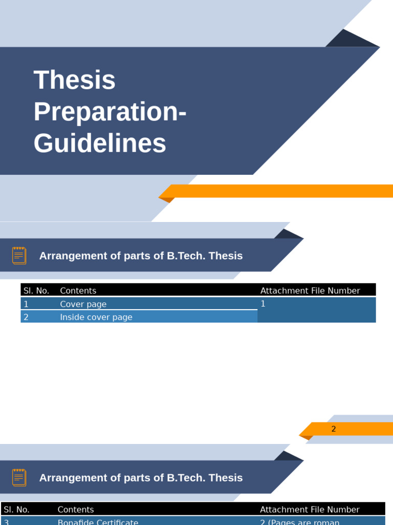 B.Tech Thesis Preparation Guidelines | PDF | Thesis