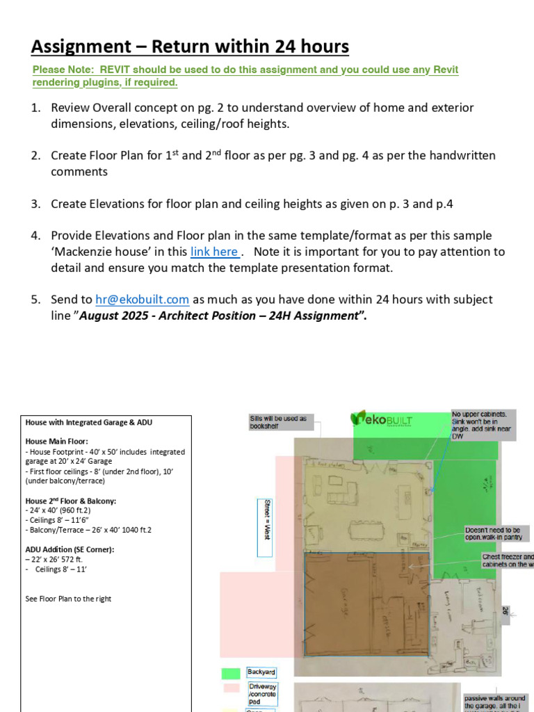 01 - 08232025 Architect Design - Test Assignment | PDF