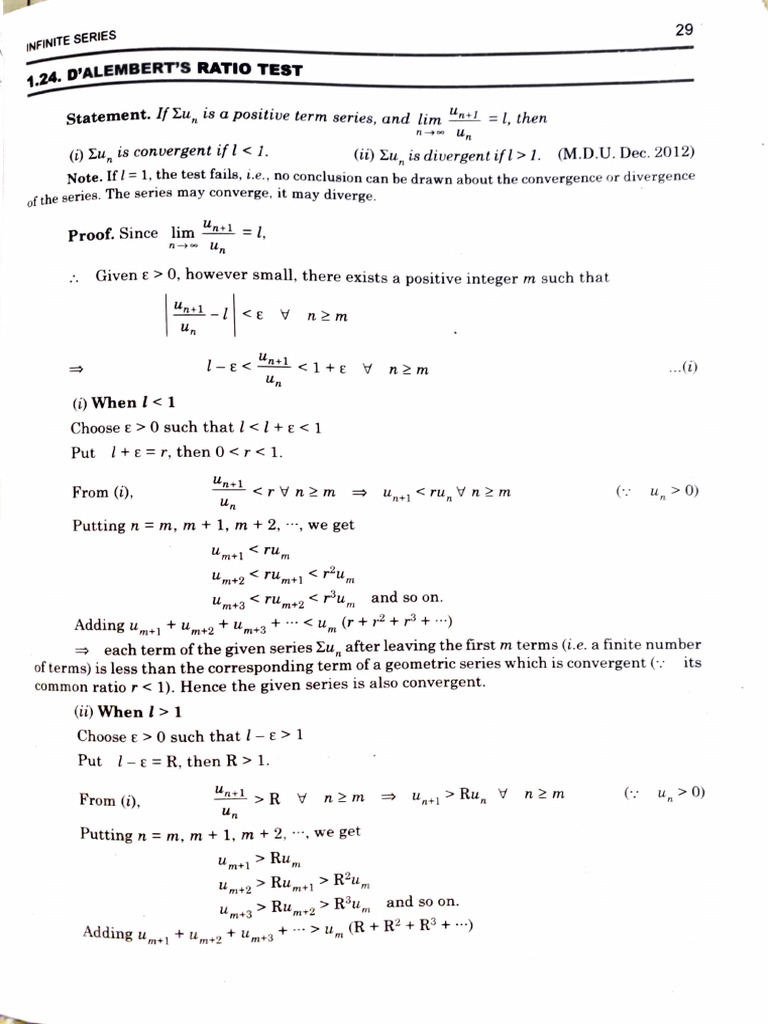 Ratio Test and Root Test | PDF | Series (Mathematics) | Numbers