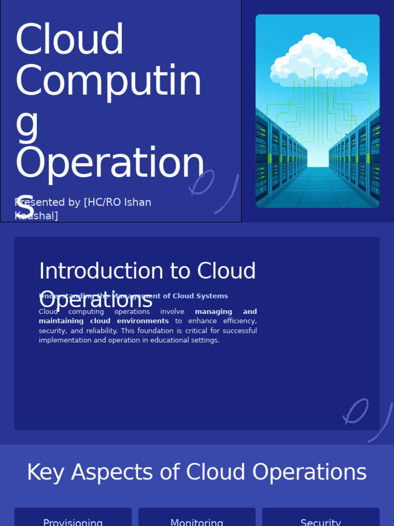 Cloud Operations Management Essentials | PDF | Cloud Computing ...