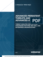 Advanced Persistent Threats and Other Advanced Attacks