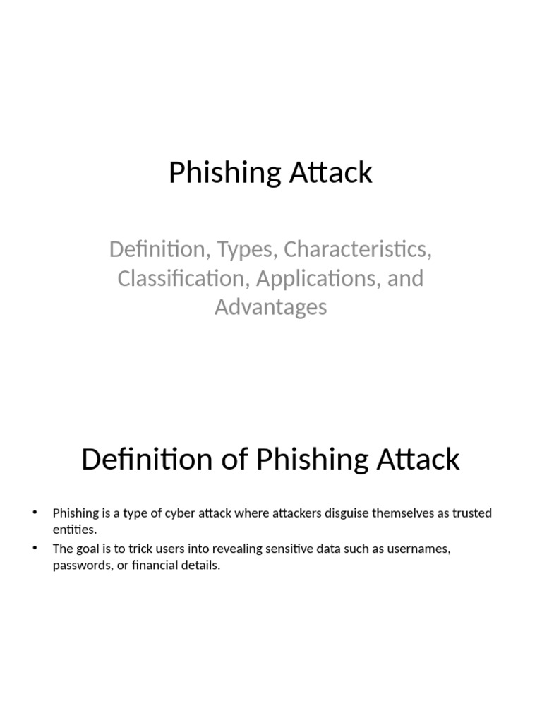 Understanding Phishing Attacks: Types & Risks | PDF