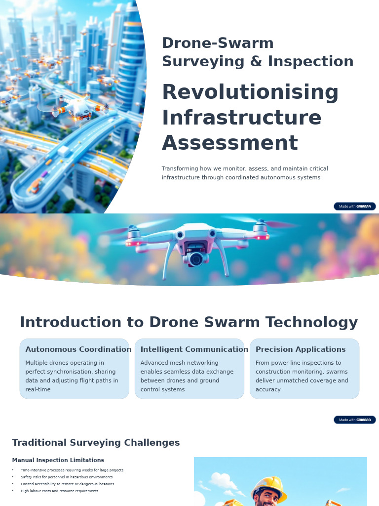Drone Swarm Surveying and Inspection | PDF | Unmanned Aerial Vehicle ...