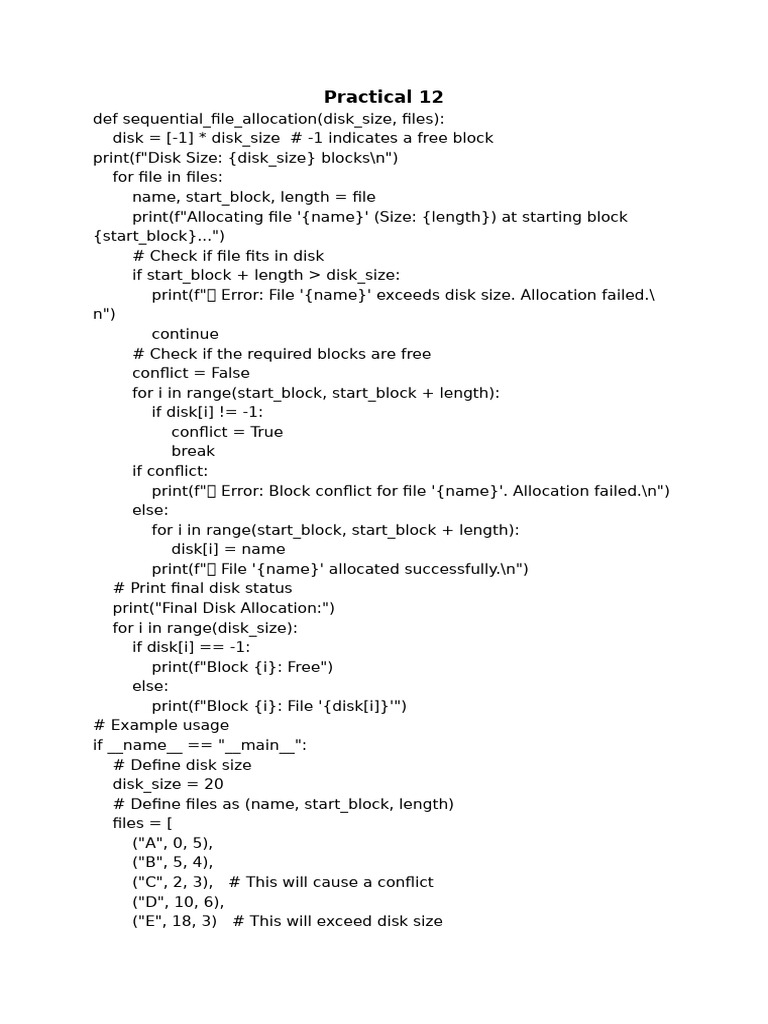 Practical 12 | PDF
