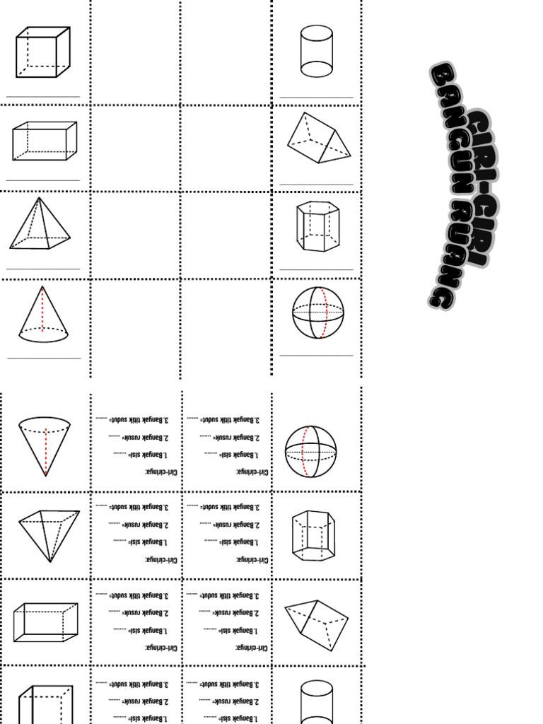Ciri-Ciri Bangun Ruang dalam Matematika | PDF